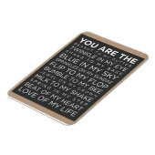 Love Of My Life 3"x4"フォトマグネット マグネット (左側)