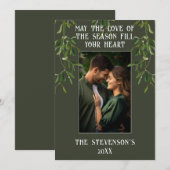 Love of the Season Photo Christmas  シーズンカード (正面/裏面)