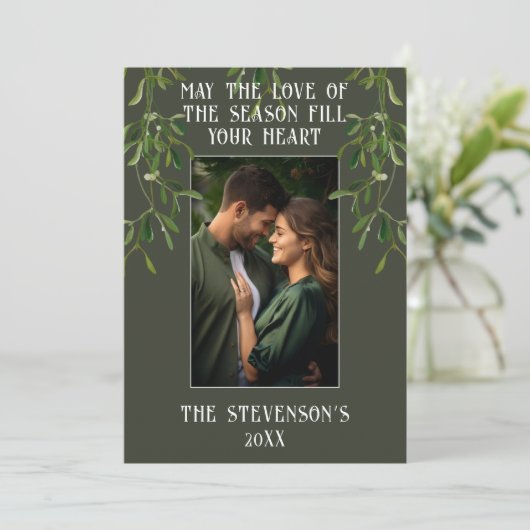 Love of the Season Photo Christmas  シーズンカード (スタンド正面)