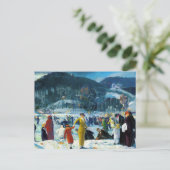 Love of Winter (1914) George Bellows ポストカード (スタンド正面)