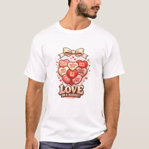 Love On A Budget Coquette Valentine Tee Bow + Co Tシャツ
