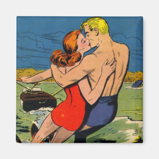 Love on Skis マグネット (正面)