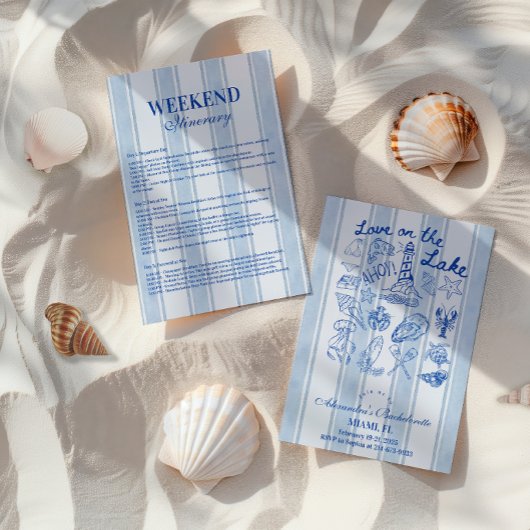 Love on the Lake Bachelorette 招待状