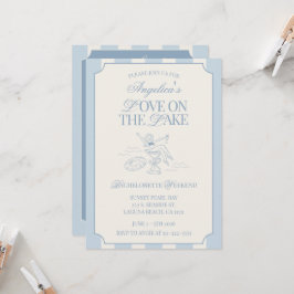 Love on the Lake Bachelorette Itinerary and 招待状