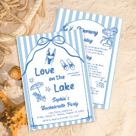 Love On The Lake Bachelorette Party  招待状