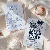 Love on the Lake Bachelorette Weekend 招待状
