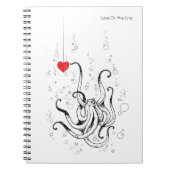 Love On the Lineノートブック ノートブック (正面)