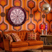 Love On The Line Pink Marble Romantic Couple’s ダーツボード