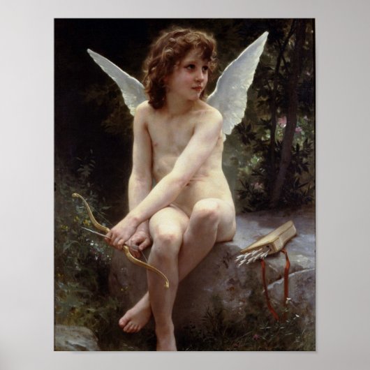 Love on the Lookout by William Bouguerau ポスター (正面)