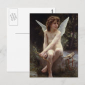 Love on the Lookout by William Bouguerau ポストカード (正面/裏面)