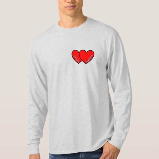 LOVE ONE ANOTHER メンズ 長袖Tシャツ Tシャツ (正面)