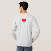 LOVE ONE ANOTHER メンズ 長袖Tシャツ Tシャツ (裏面フル)
