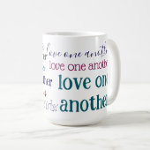 Love one another  coffee mug コーヒーマグカップ (正面右)