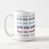 Love one another  coffee mug コーヒーマグカップ (左)