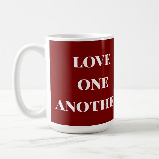 Love one another  coffee mug コーヒーマグカップ (左)