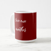 Love one another  coffee mug コーヒーマグカップ (正面左)
