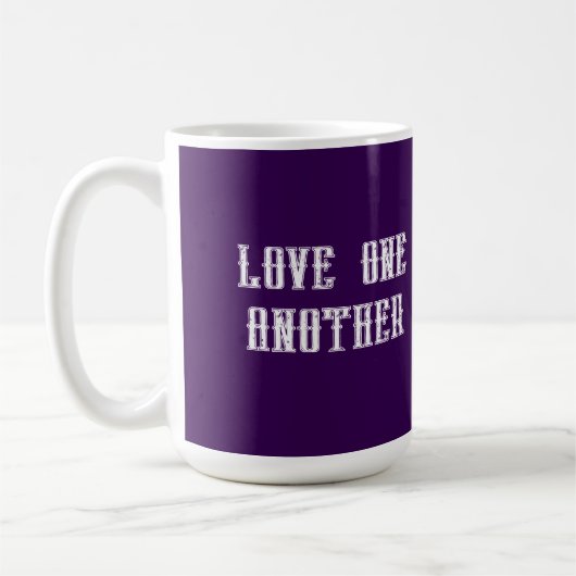 Love one another  coffee mug コーヒーマグカップ (左)
