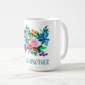 Love One Another Phoebe Floral Inspirational コーヒーマグカップ (正面右)