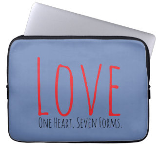 Love - One Heart. Seven Forms Electronics Bag ラップトップスリーブ