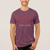 Love - One Heart. Seven Forms T-Shirt トライブレンドＴシャツ (正面)