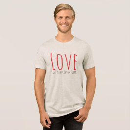 Love - One Heart. Seven Forms T-Shirt トライブレンドＴシャツ