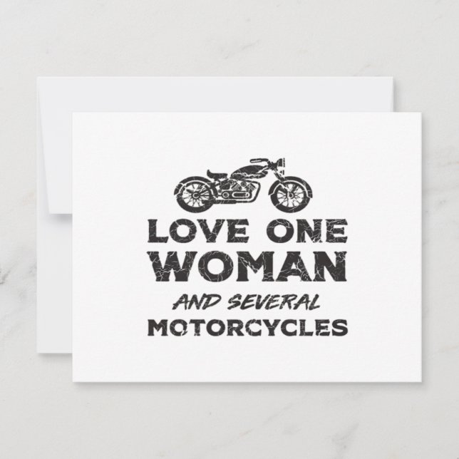 Love One Woman And Several Motorcycles Essential (正面)