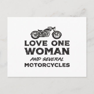 Love One Woman And Several Motorcycles Essential ポストカード