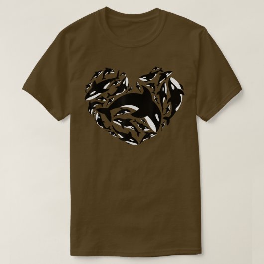 Love Orca Gifts Killer Whale  Tシャツ (デザイン正面)