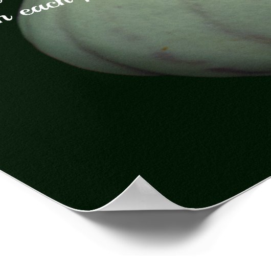 Love Orchid Flower Personalized Wedding  ポスター (角)