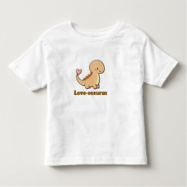 Love-osaurus – Cute Dinosaur トドラーTシャツ