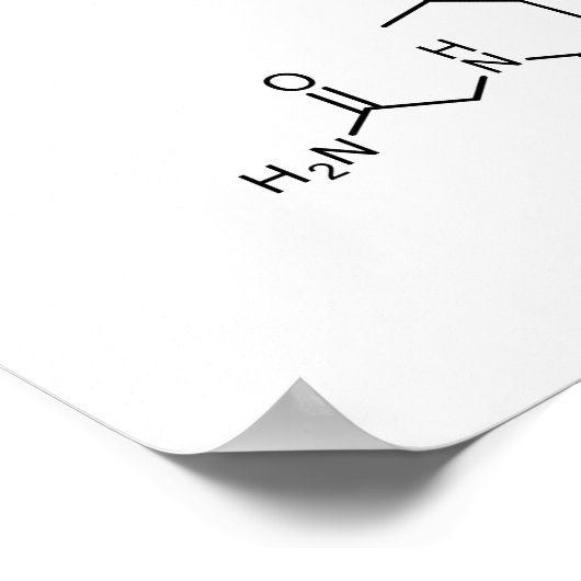 love oxytocin chemical formula chemistry element s ポスター (角)