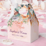 Love, Packed with Thanks フェイバーボックス<br><div class="desc">A beautifully designed wedding favor box that adds a soft,  elegant touch to your special day.
Featuring delicate floral details and a romantic blush aesthetic,  this personalized thank you box is perfect for gifting sweets,  small keepsakes,  or meaningful tokens to your guests.</div>