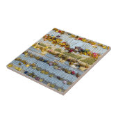 Love padlocks on Pont de Solferino – パリ，フランス タイル (側面)