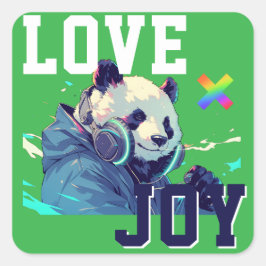 LOVE × PANDA - Custom スクエアシール