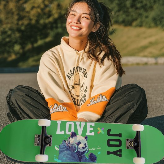 LOVE × PANDA - Custom スケートボード