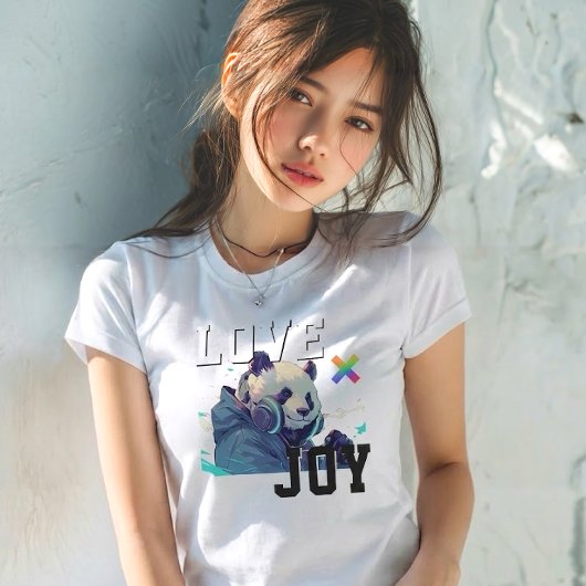 LOVE × PANDA - Custom Tシャツ