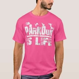 Love Parkour Men Shirt Parkour Gifts For Boys Kids Tシャツ