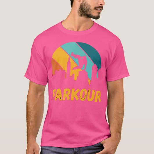 Love Parkour Men Shirt Parkour Gifts For Boys Kids Tシャツ (正面)