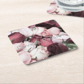 Love Passion Collection Coaster by Ahsek Novel スクエアペーパーコースター (アングル)