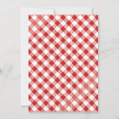 Love & Pasta Heart Engagement  Invitation 招待状 (裏面)