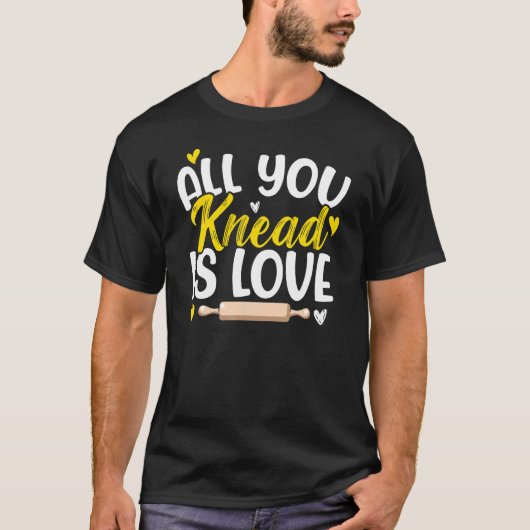 Love Pastry Chef BakerベーキングBak Tシャツ (正面)