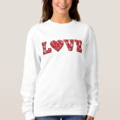LOVE Patchwork Sweatshirt スウェットシャツ (正面)