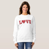 LOVE Patchwork Sweatshirt スウェットシャツ (正面フル)