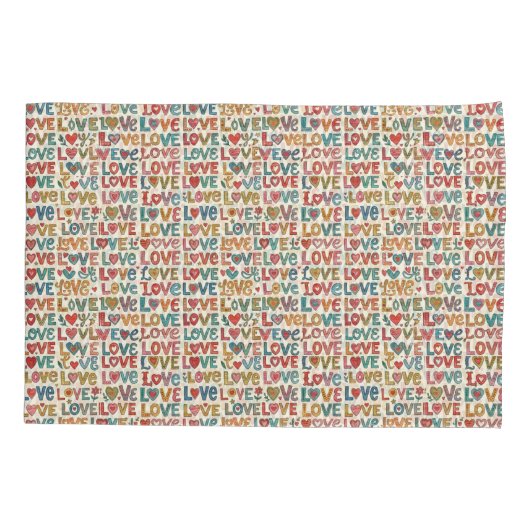 Love Pattern  枕カバー (裏面)