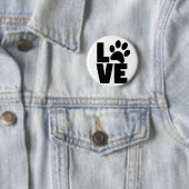 Love Paw (背景色を選択)カスタム 缶バッジ (インサイチュ)