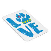 LOVE PAW (Blue letters) – マグネット (右側)