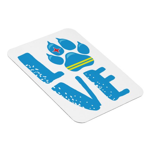 LOVE PAW (Blue letters) – マグネット (右側)