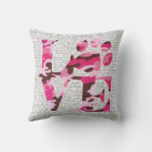 Love Paw Print – ギフトfor愛犬家 クッション (裏面)