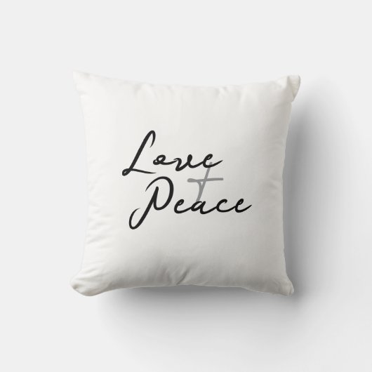 Love & Peace クッション (正面)