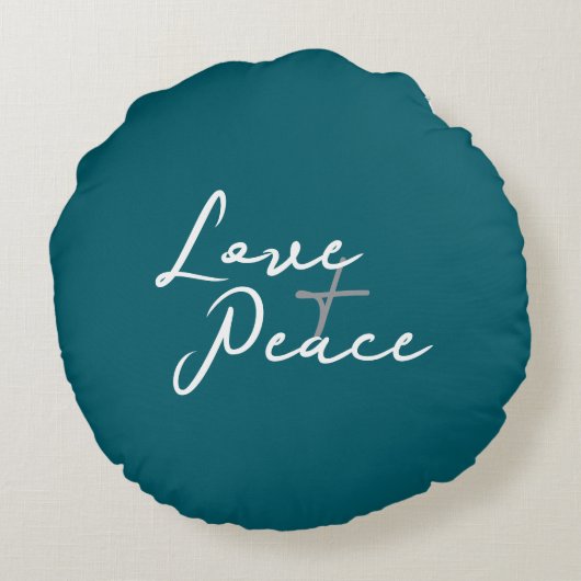 Love & Peace ラウンドクッション (裏面)